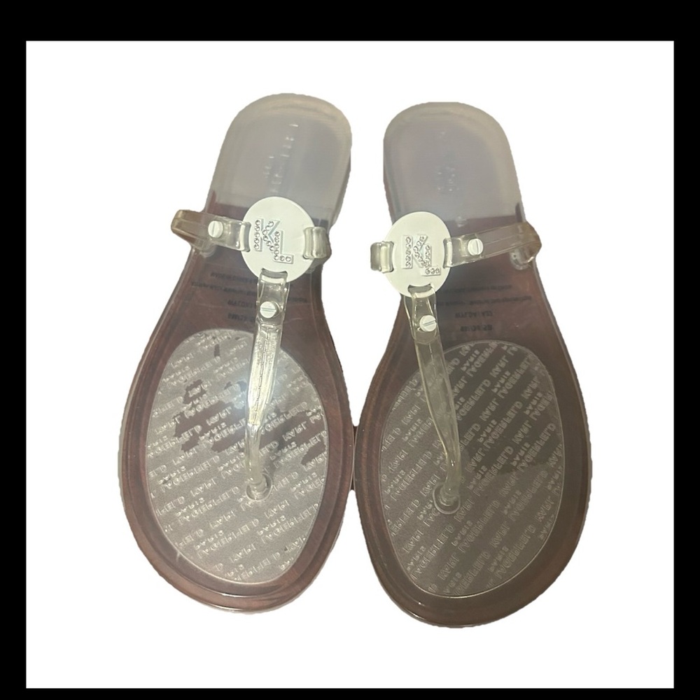 Karl Lagerfeld Clear Translucent Sandals